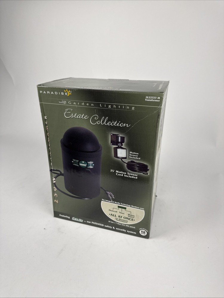 Low Voltage 12v Transformer - 250 Watt - Photocell, Timer, & Motion Sensor