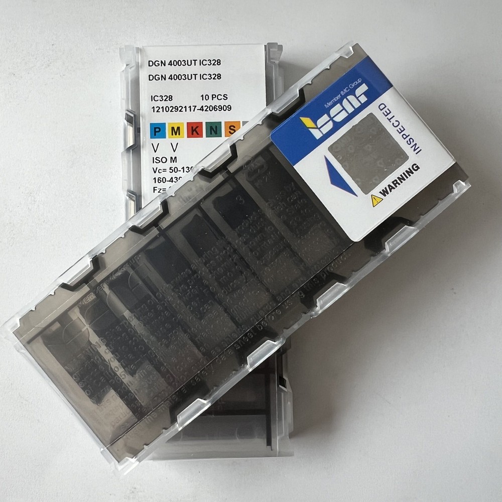 ISCAR / DGN4003UT IC328 / Industrial indexable carbide inserts 10 Pcs