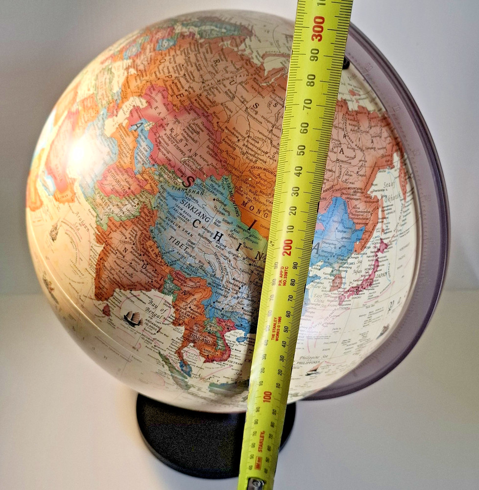 Repogle World Classic Scanglobe 12" / 30 cm Globe