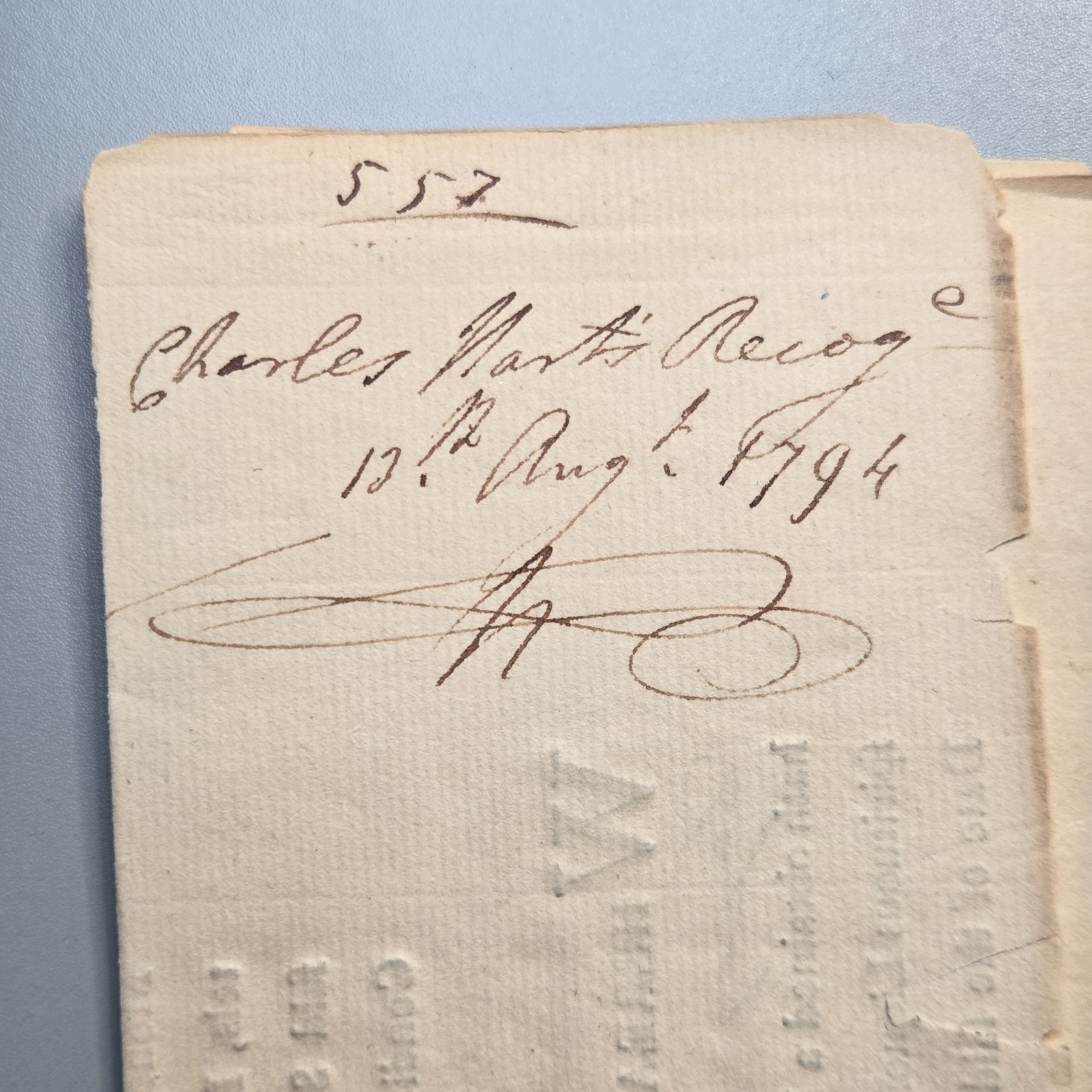 1794 Richard Varick Signed New York Tavern License Revolutionary War Officer