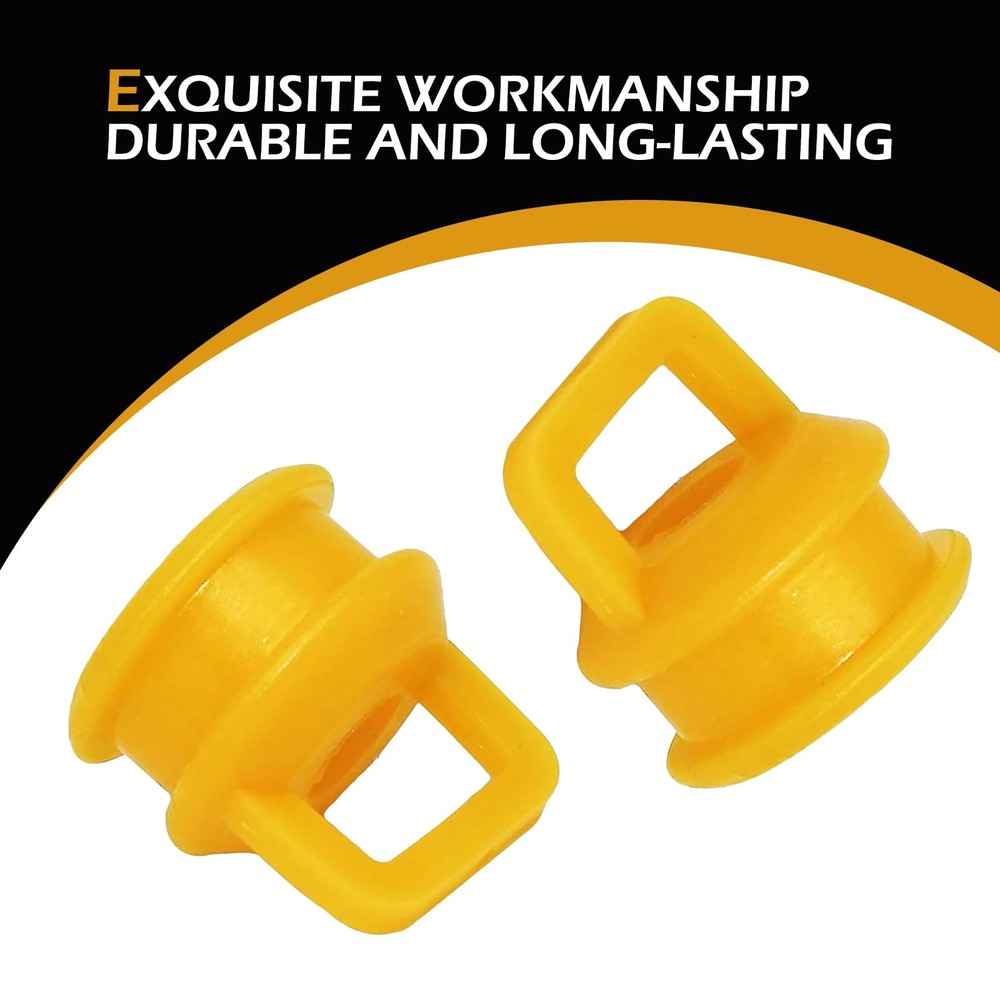 Bawkars 2 PCS Shift Cable Linkage Bushing, Transmission Shifter Orange