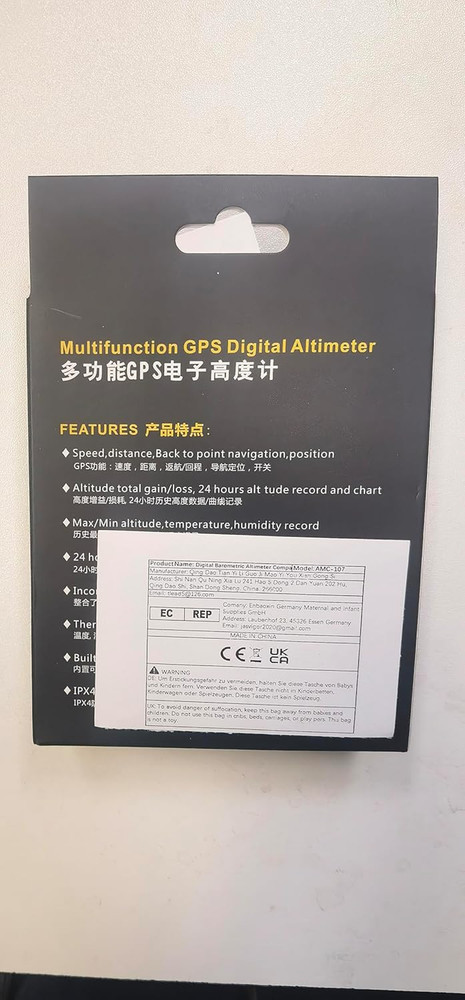 Digital Altimeter Portable Compass with Weather Forecast Multi Function Altimete