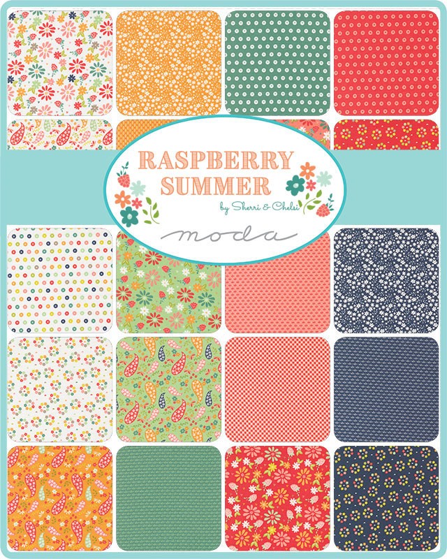 Raspberry Summer Mini-Charm Pack Sheri & Chelsi Moda