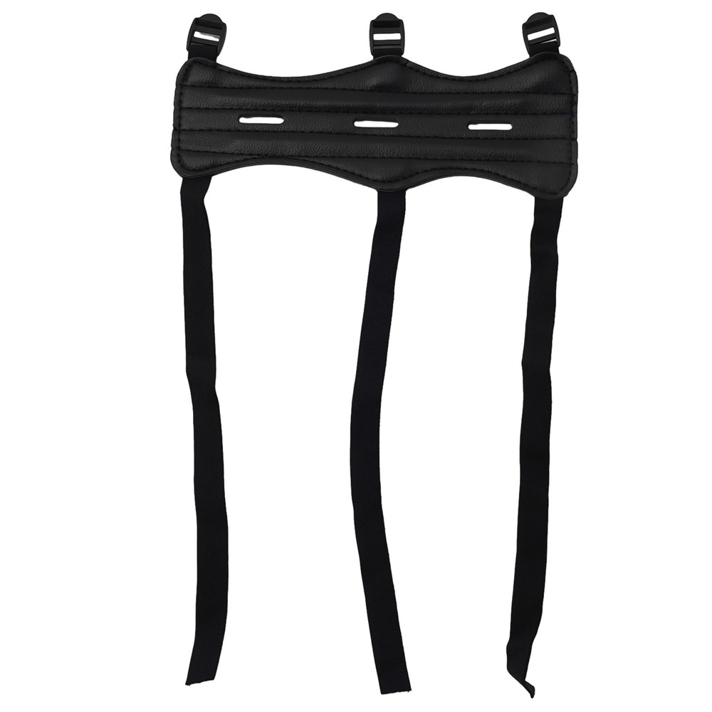 Extended Leather Guard for Bow Gear Practical Hole Design for Efficiency