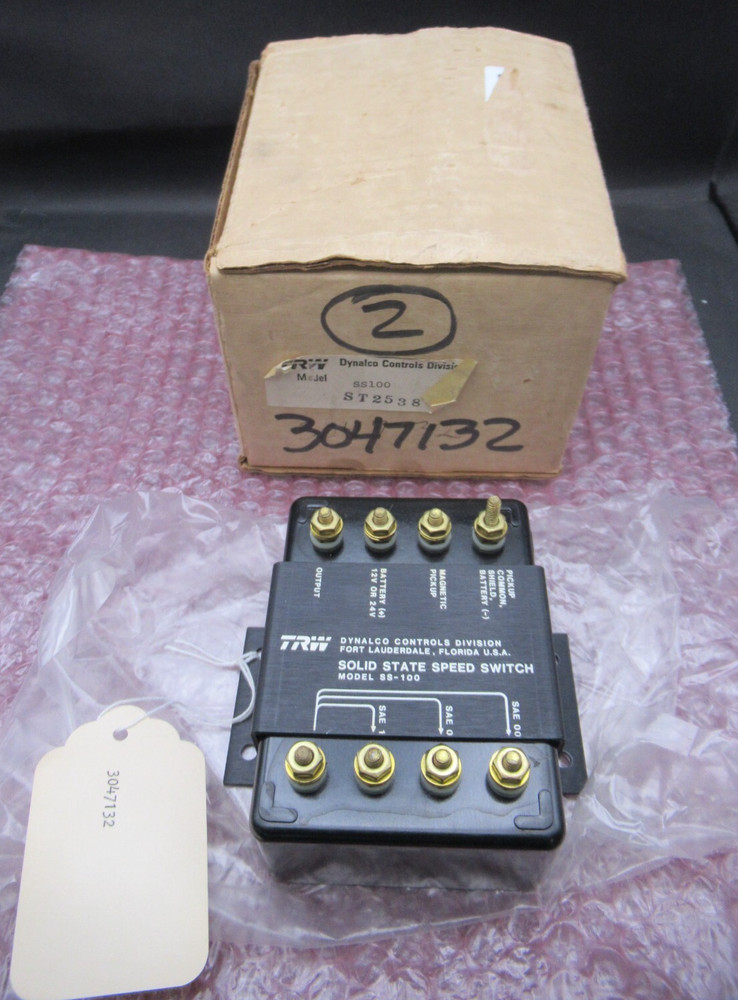 TRW Cummins Solid State Speed Switch Model SS-100, 3047132 (Fast Shipping)