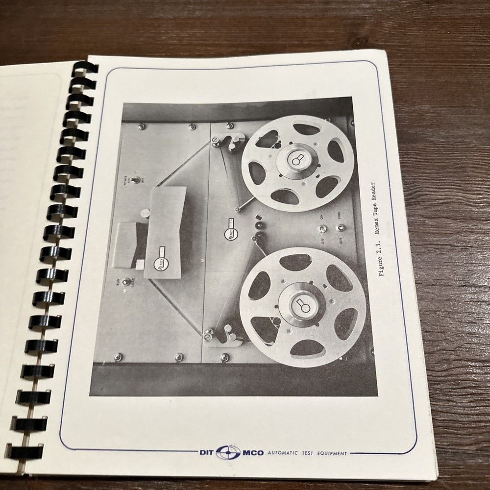DIT-MCO 610F SD-P343 Wiring Analyzer System Technical Proposal Tape-Programmed