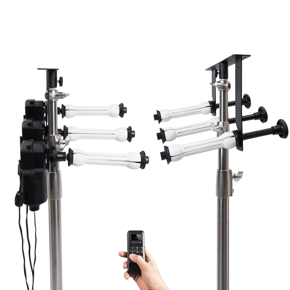 Motorized Electric Background Support System with Remote Control for Photography