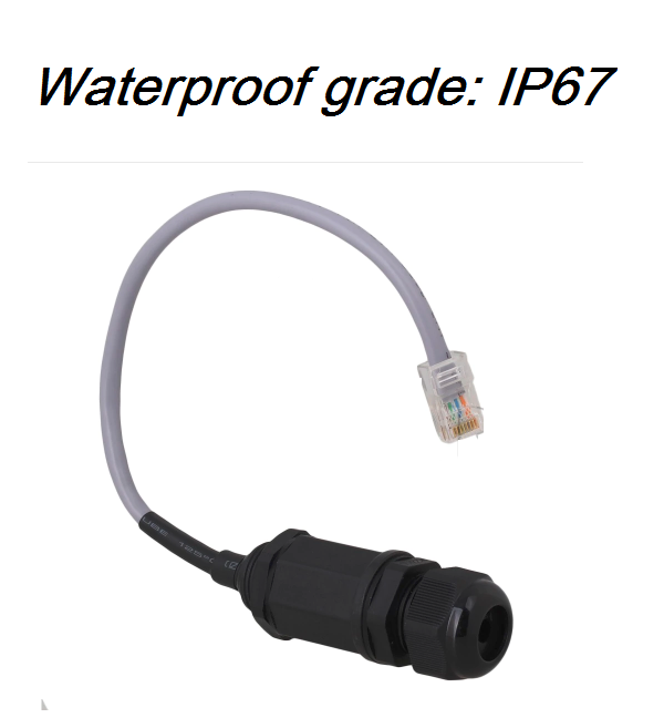 RJ45 Waterproof panel mount Connector M20 Ethernet LAN USA