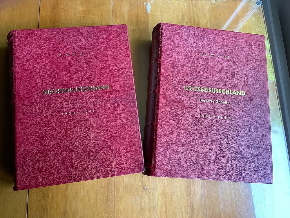 MASSIVE THIRD REICH PHILATELIC ALBUMS - "Stempelsammlung Großdeutschland"