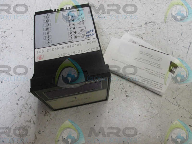 SHIMADEN SD35-112-AJ795F0 TEMPERATURE CONTROLLER NSMP