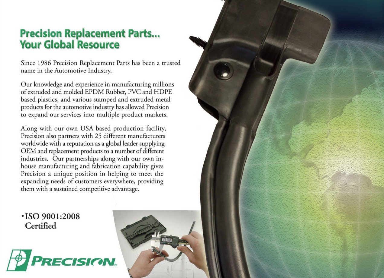 New Precision Windshield Side Molding Trim / For 2013-2016 Ford Escape A-Pillar