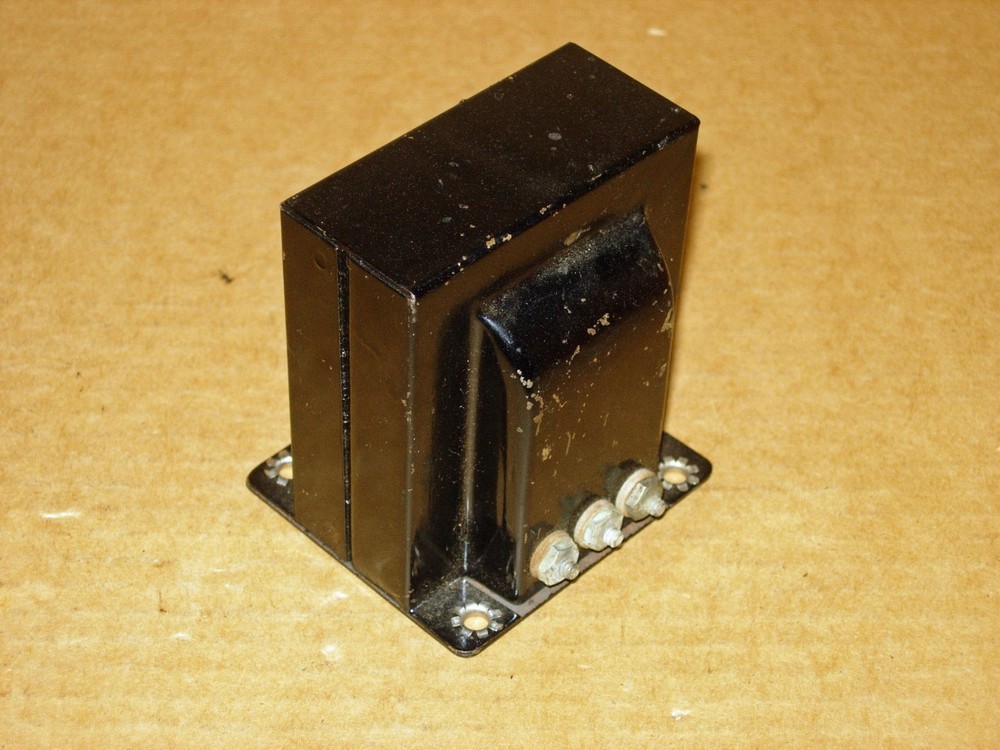 UNKNOWN MAKE AUDIO TRANSFORMER-1920s-PLATE TO PUSH-PULL GRIDS-TESTED OK