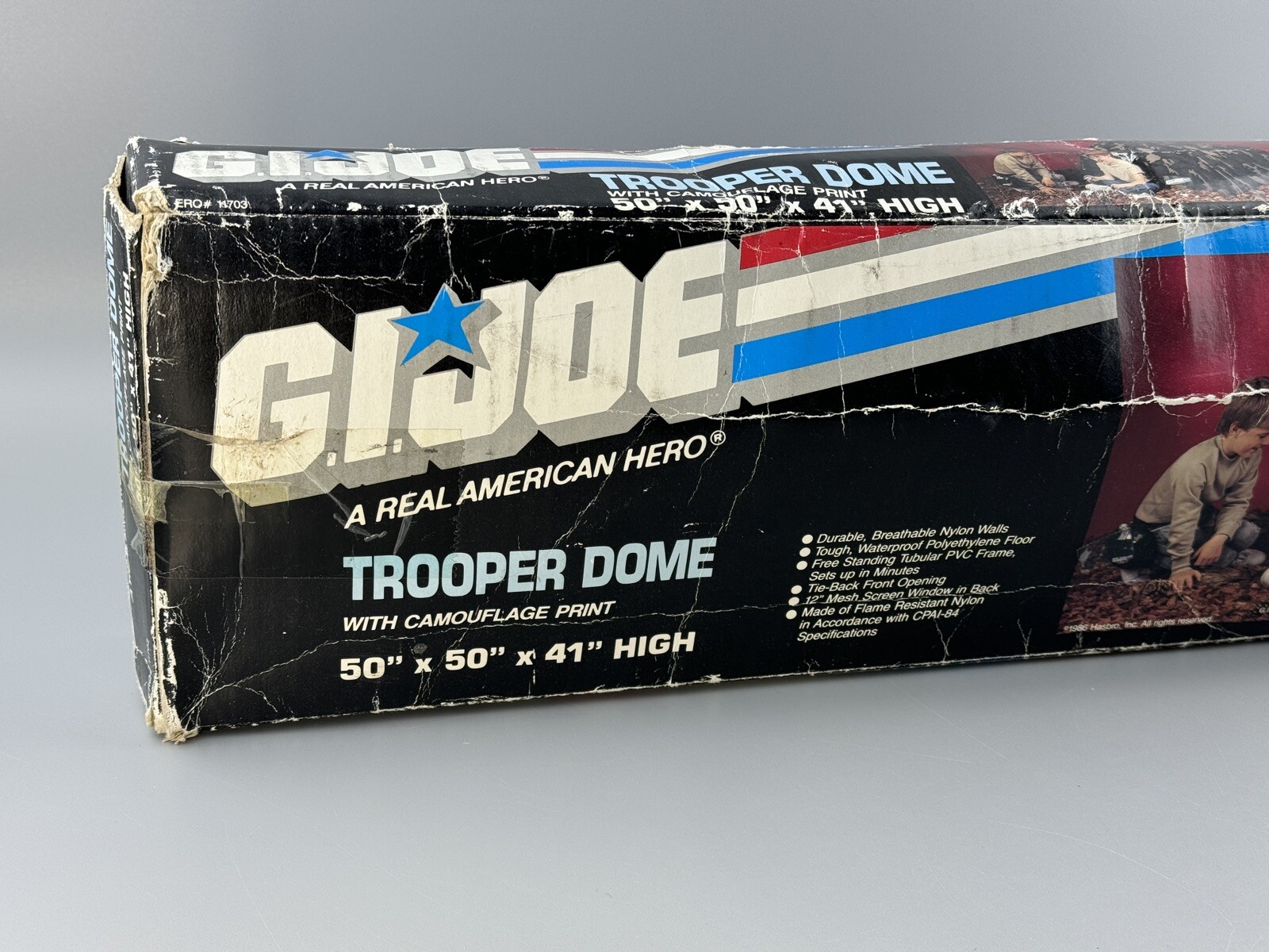 1986 ERO Hasbro G.I. Joe “Trooper Dome” Camo Play Tent - Incomplete! Read Descri
