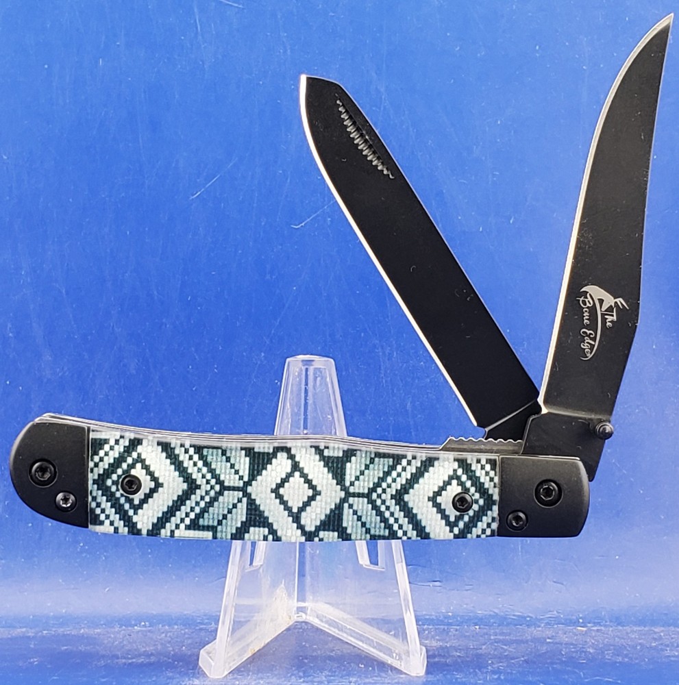 BONE EDGE SPRING ASSISTED TRAPPER 13819