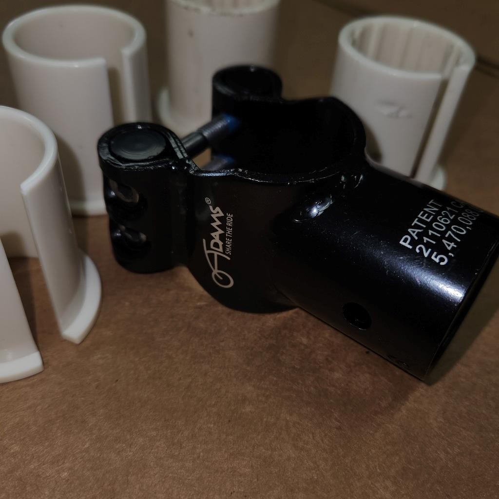 Adams Trail-a-Bike Replacement Block Sleeve Hitch 4-Shims Post '98 for 25.4-32mm