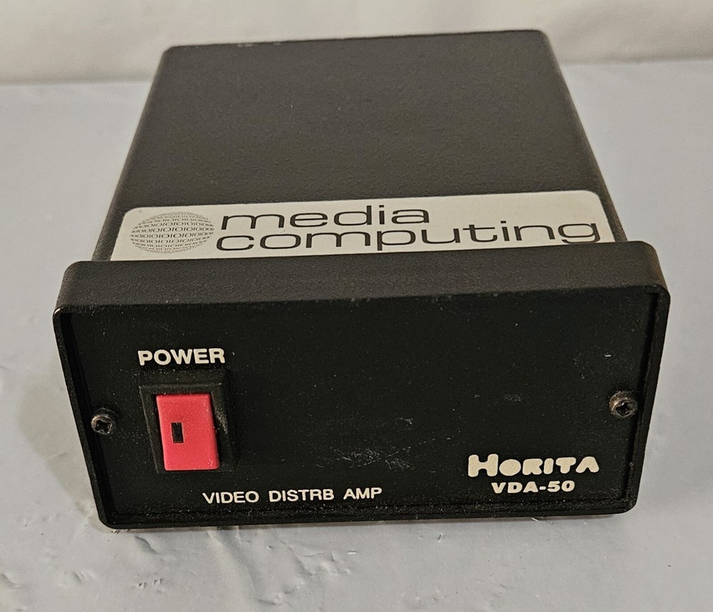 Horita VDA-50 Black Video Distribution Amplifier Output: 12V DC