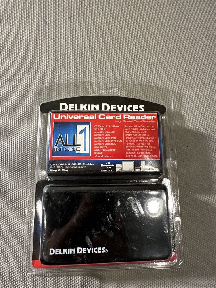 Delkin Devices 18-in-1 USB 2.0 Flash Memory Card Reader