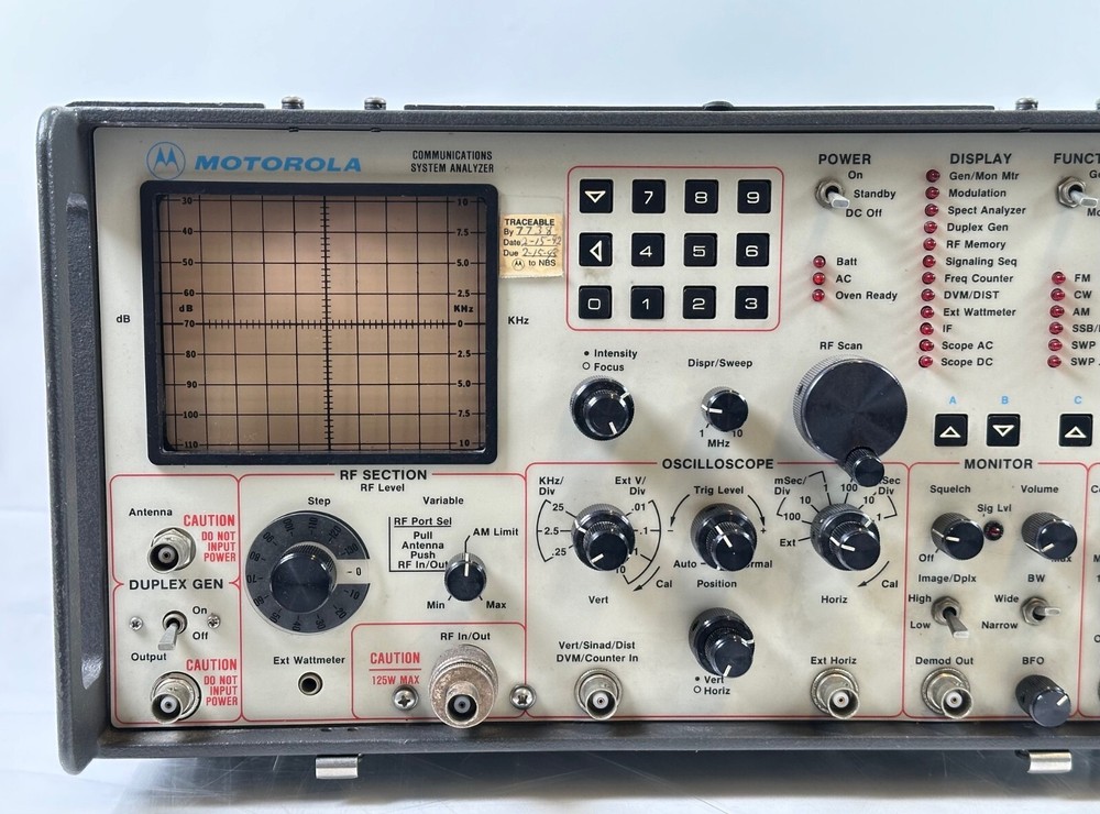 Motorola R2008D Communications System Analyzer