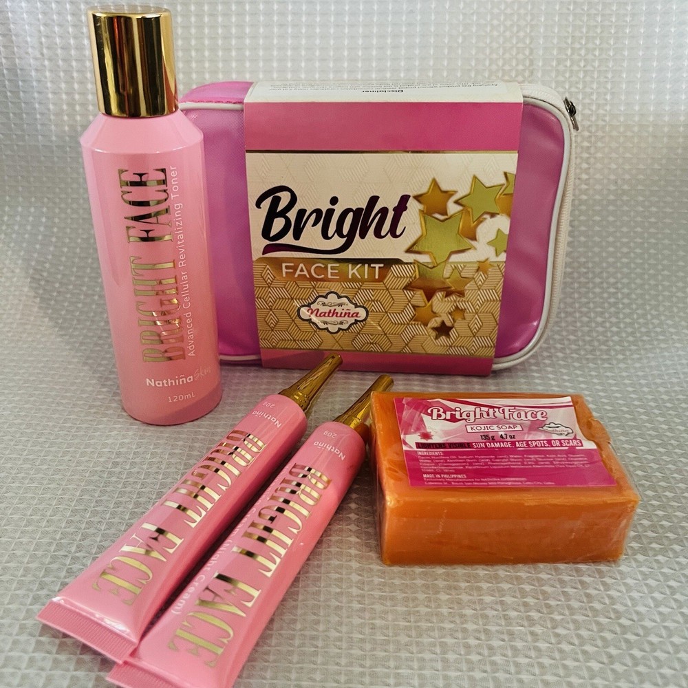 2x Nathina Bright Face Kit (New Packaging)