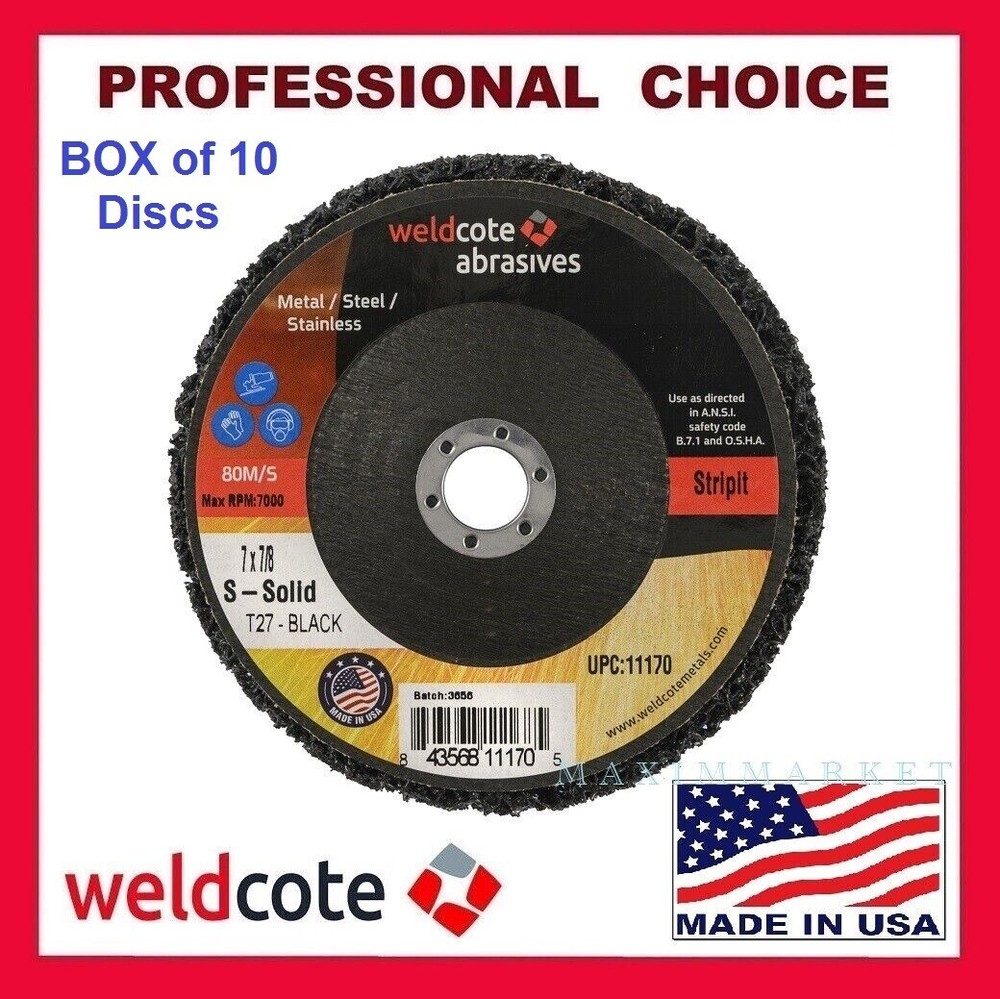 7x7/8" STRIPIT Surface Conditioning Disc for Paint & Rust Removal and Cleaning