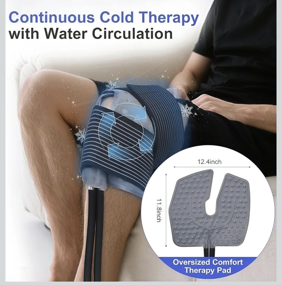 MOSTCLOUD Ice Machine for Knee After Surgery, Portable Cold Therapy Machine with