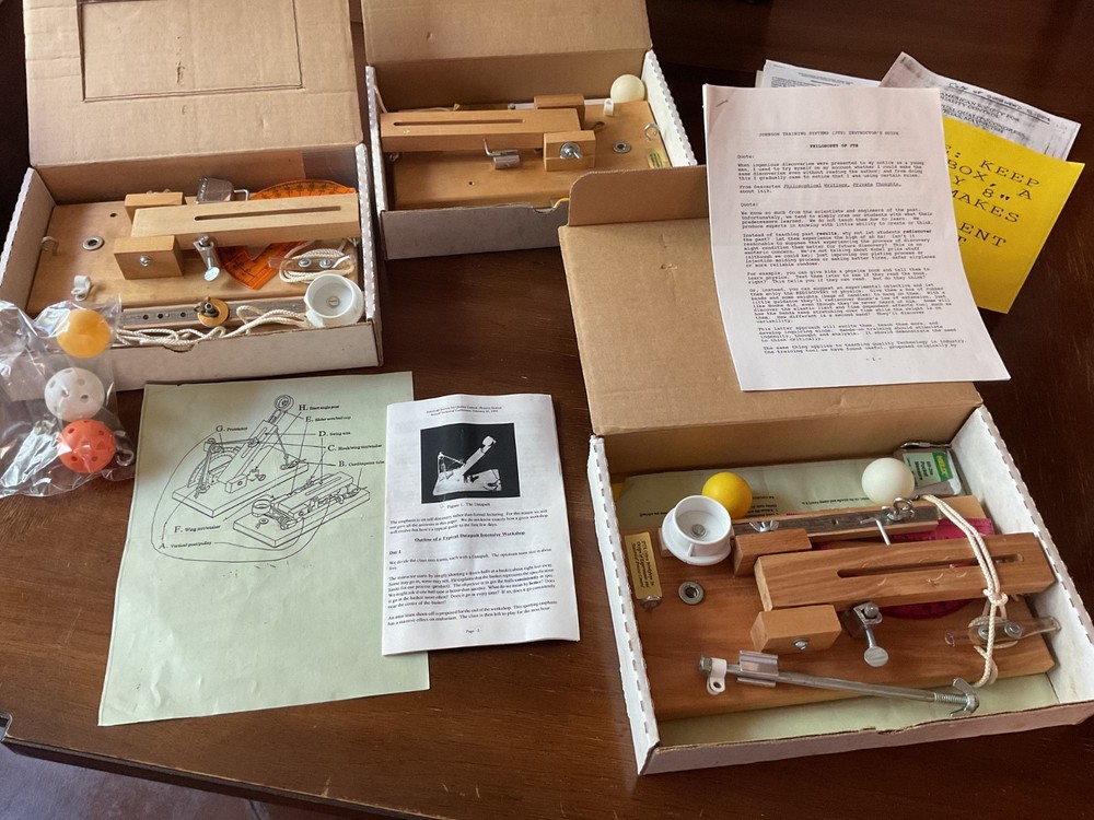 Lot 3 STEM Catapult Data Collection Discovery "Datapult" 1994 w Notes