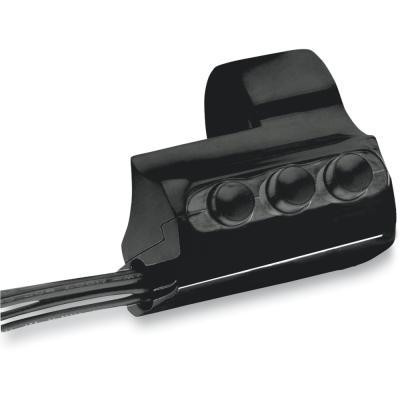 Performance Machine PM Black 3 Button Left Side Switch Housing Harley Custom