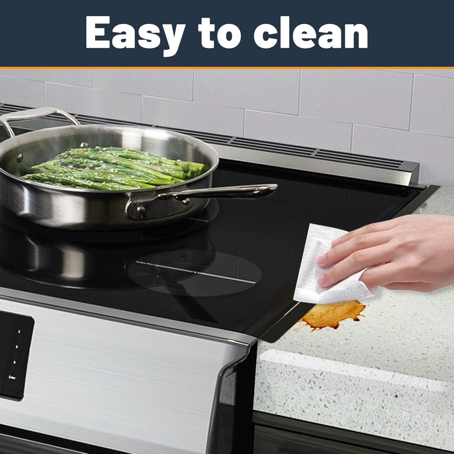 Stove Guard for Kitchen Oven Gap Between Stovetop and Counter 13.8'' to 27.5''