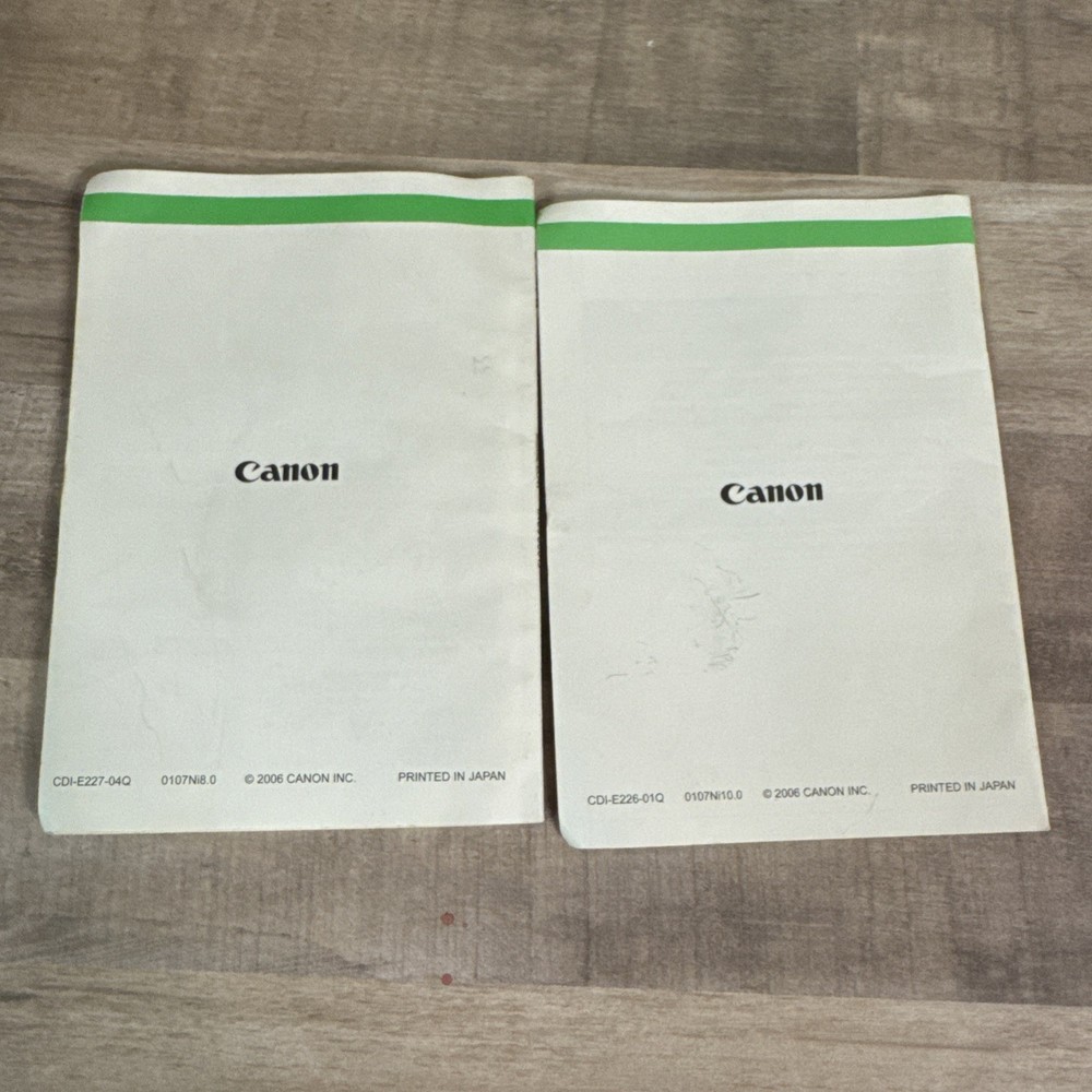 Canon Powershot SD700 IS Basic User Guide/ Advanced User Guide 2006 Vintage