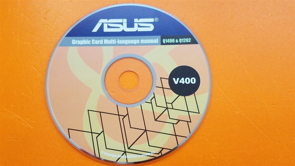 ⭐️⭐️⭐️⭐️⭐️ PC Software ASUS V400 Graphic Card Multi-language Manual CD