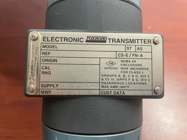 Foxboro 841GM-BV1 Electronic Transmitter