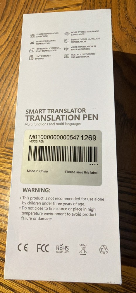 Smart Handheld Electronic Translation Pen MD22-Pen