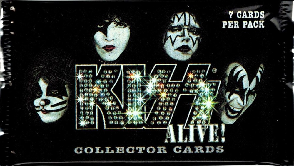 2001 KISS Alive Trading Card Pack