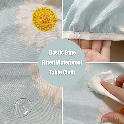 St.Patrick's Day Square Fitted Tablecloth Waterproof Washable Polyester Tables