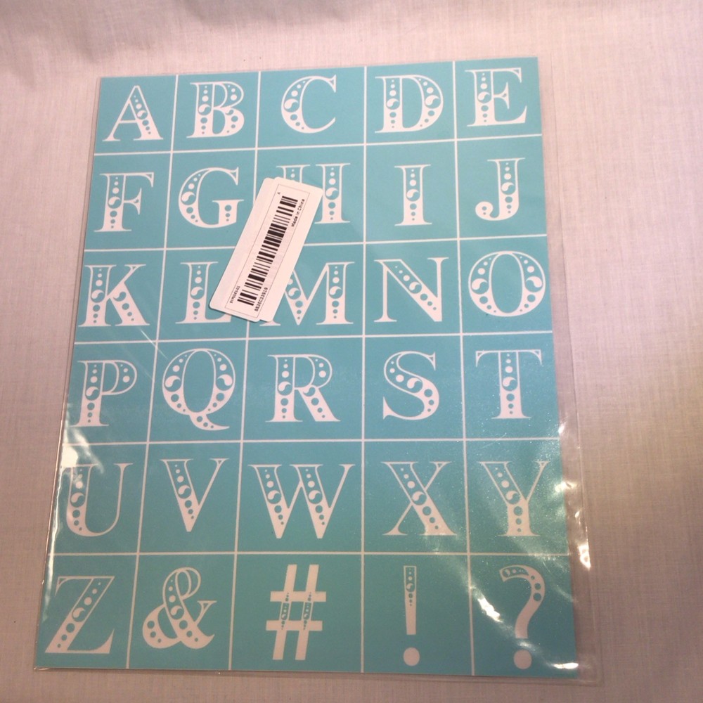 Chalk Transfers 4 Different Alphabets