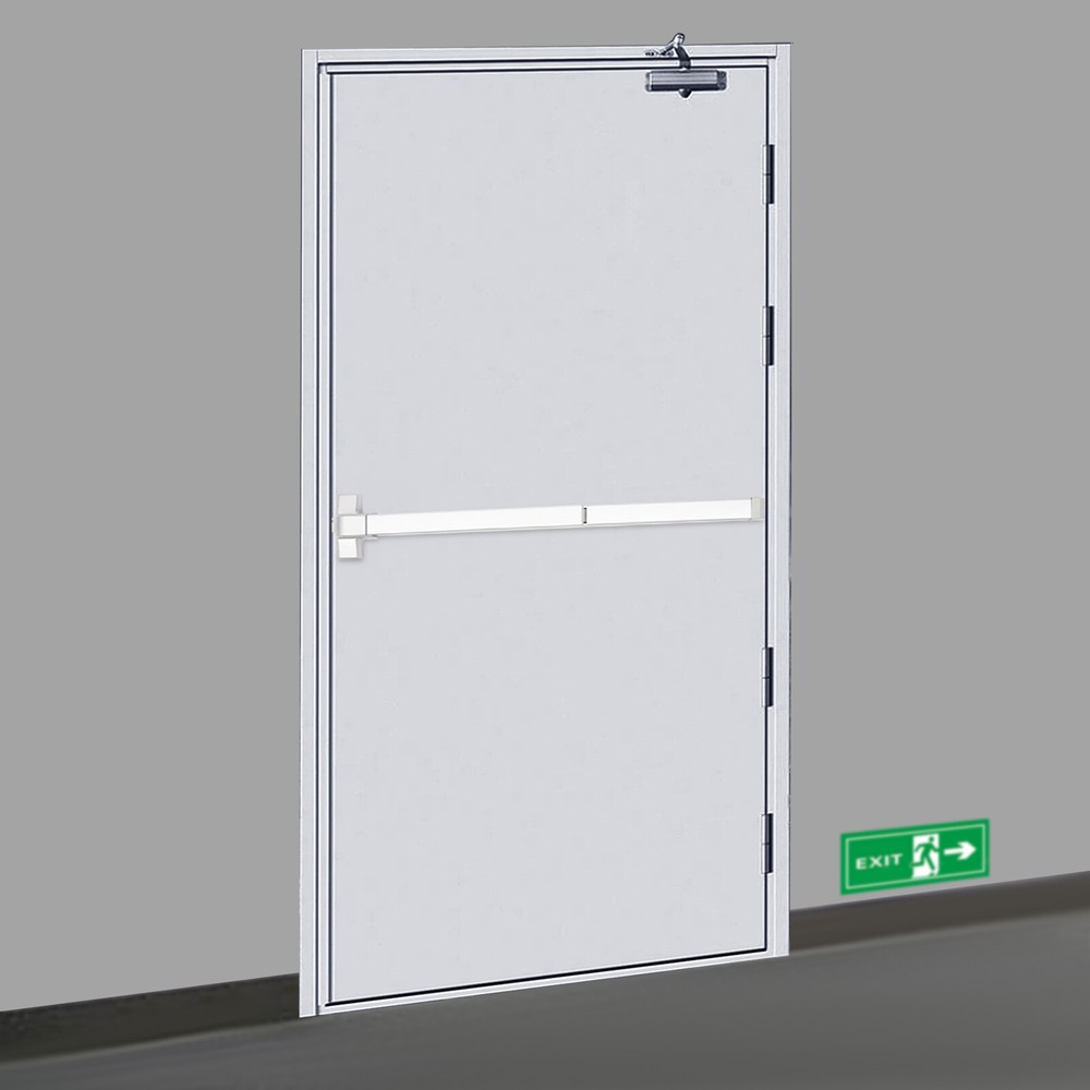 Fire Rated Panic Exit Device Push Bar 1760℉ 72min w/ Ext Lever & 3 Keys