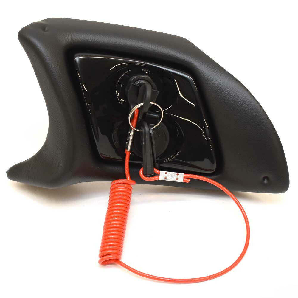 Ranger Boat Ignition Switch Panel 49253 | w/ Kill Switch Lanyard Black