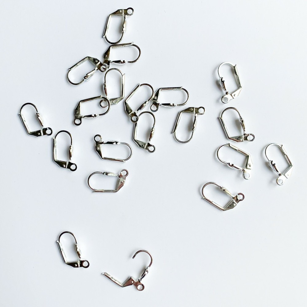 100 Pcs Lever Back Earring Hook Finding