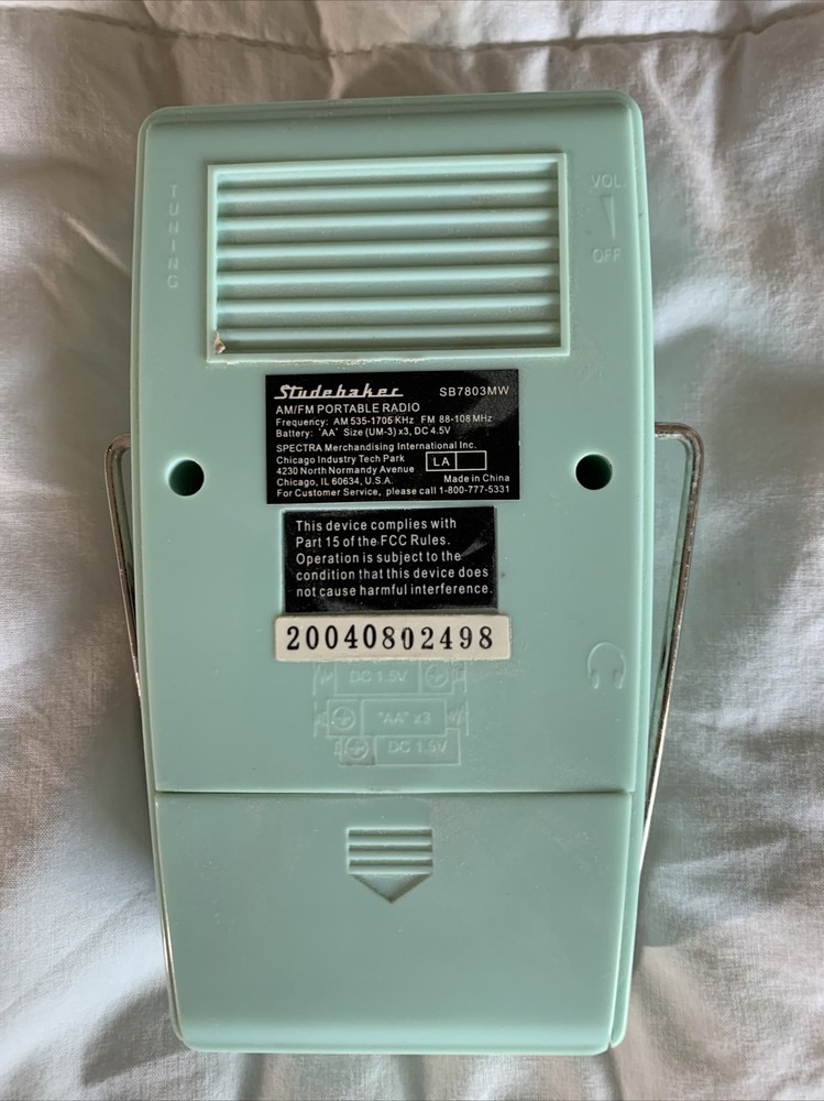 Studebaker transistor radio