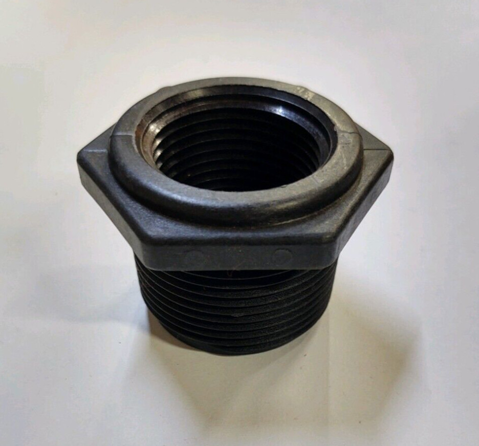 RB125075 BANJO REDUCER BUSHING - BLACK POLYPROPYLENE