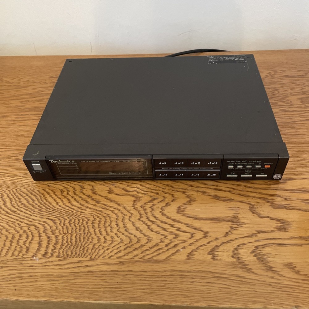 Technics ST-8L Quartz FM/AM Stereo Tuner Black – Stack Power