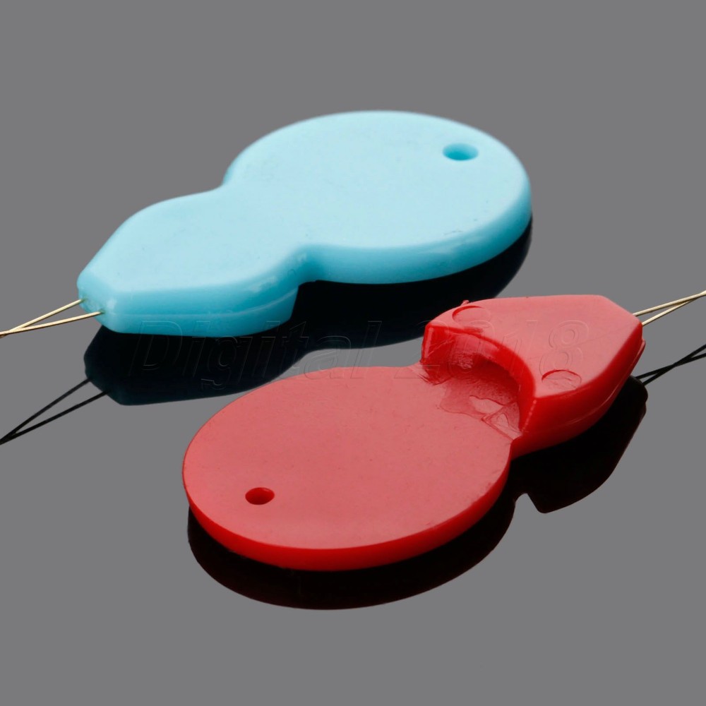 10x Plastic Needle Threader Wire Thread Sewing Machine Insert Hand Craft Tool