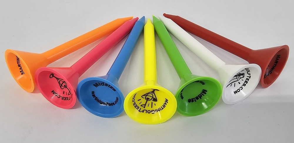 New AUTHENTIC Martini Golf Tees Step Up or Regular (2" - 2.75" - 3.25")