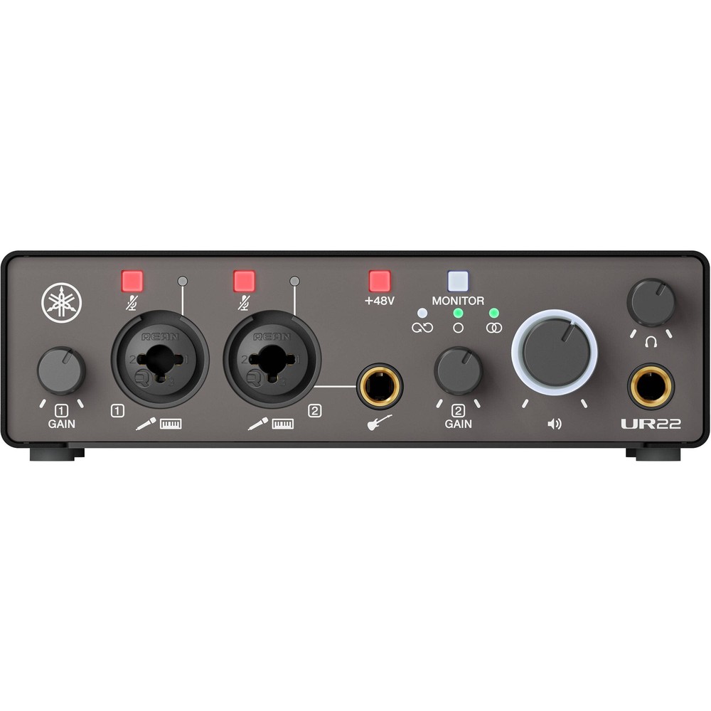Yamaha UR22 MK3 2x2 USB-C Audio Interface, Black