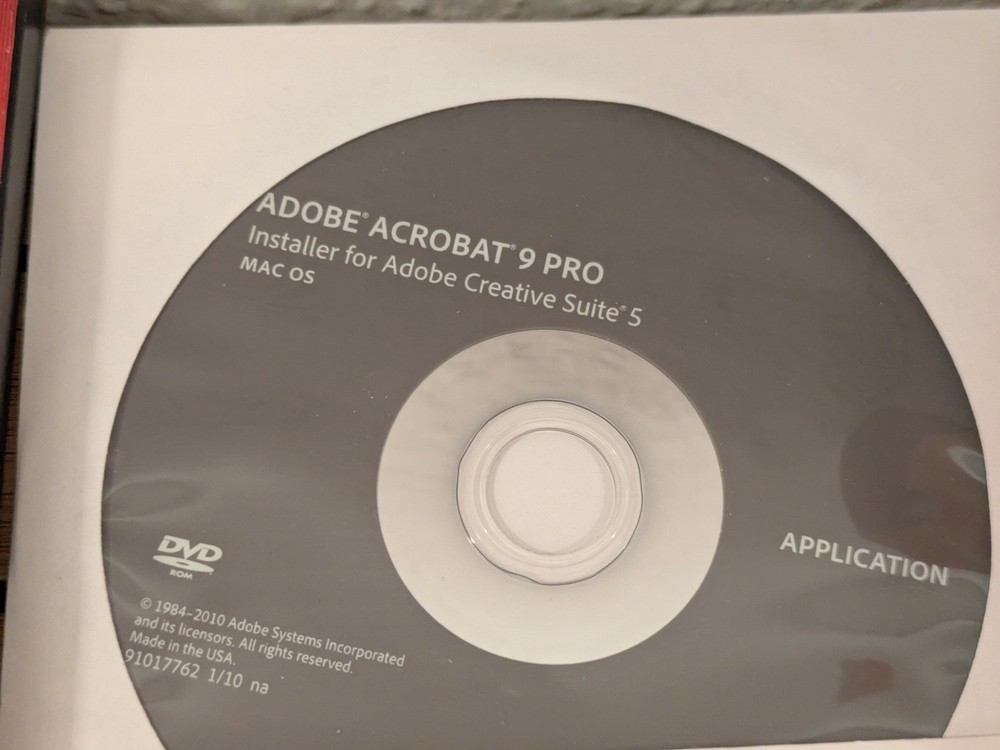 Adobe Creative Suite 5 CS5 Design Premium For MAC OS Full Retail DVD Version