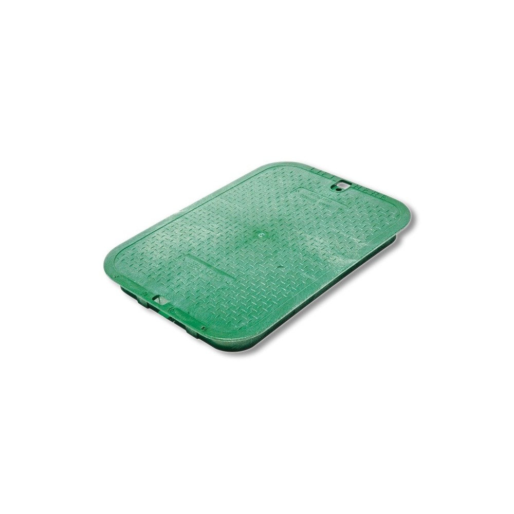 NDS Valve Box Cover 14.9x2in Rectangular Green 117C