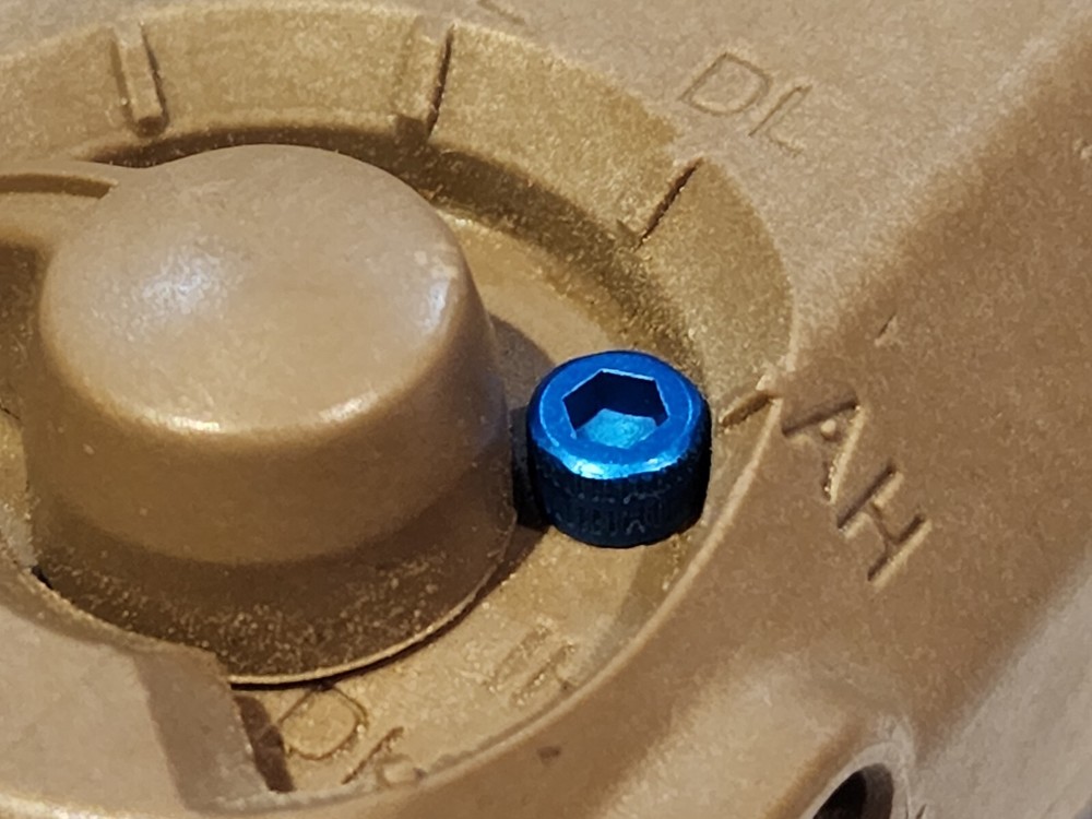 L3harris Aptial AN/PEQ15 Blue Socket Head Screws, 5 quantity