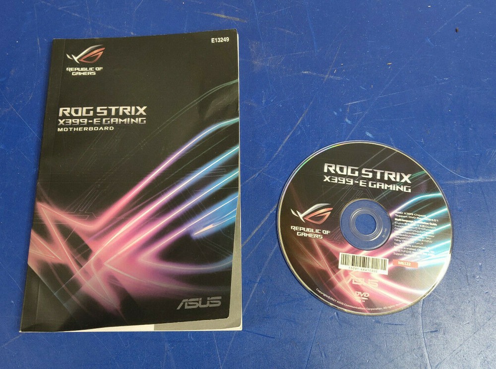 CD and Manual for ROGSTRIX X399 - E Gaming