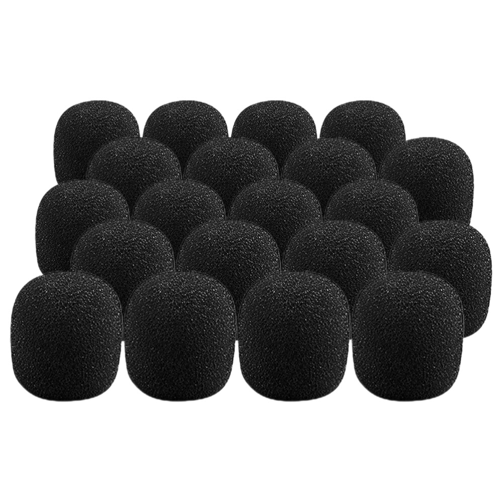 20Pcs Lapel Microphone Windscreen Headset Windscreen Microphone Windscreen