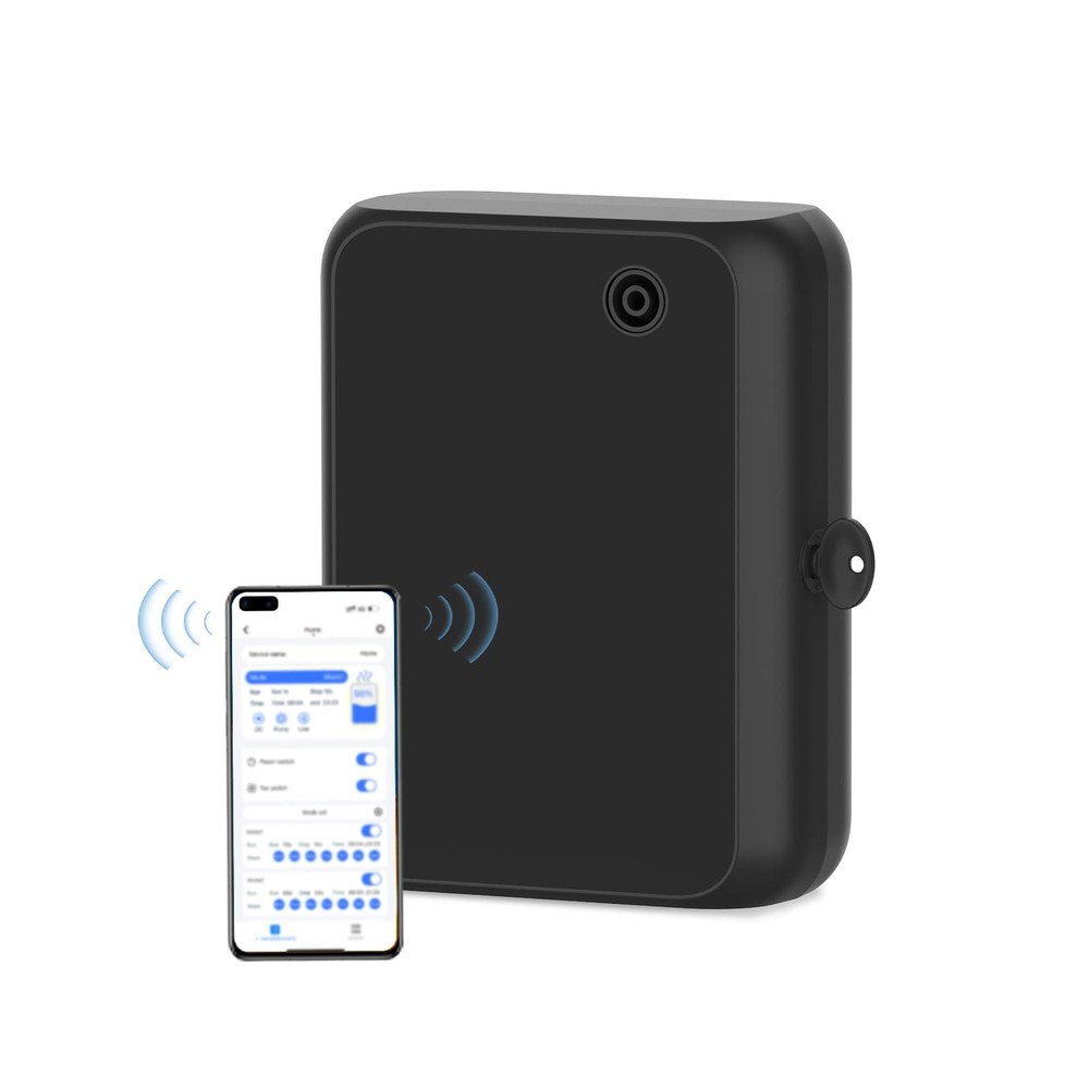 Smart Essential Oil Diffuser with Bluetooth,Waterless Scent Machine for Black